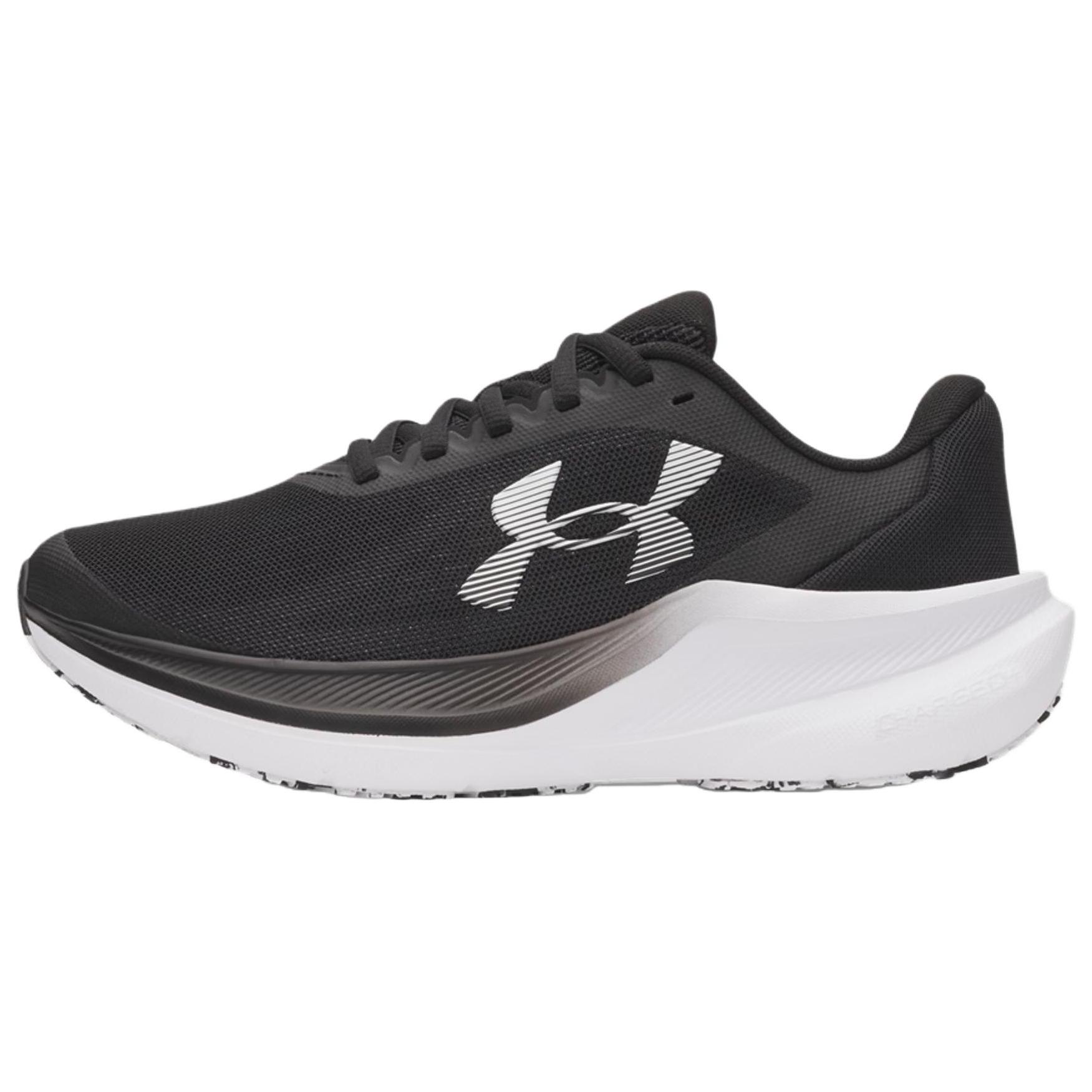 Under Armour Charged+Chase Running Shoes Women s Black/White 35.5