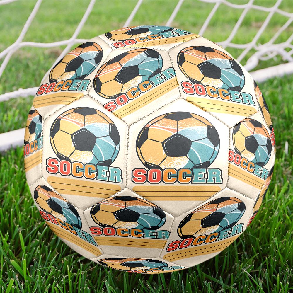 Pallone da Calcio Tema Calcio Taglia 5, Adatto Sia per Partite Indoor che Outdoor, un Regalo Adatto a Tutti.