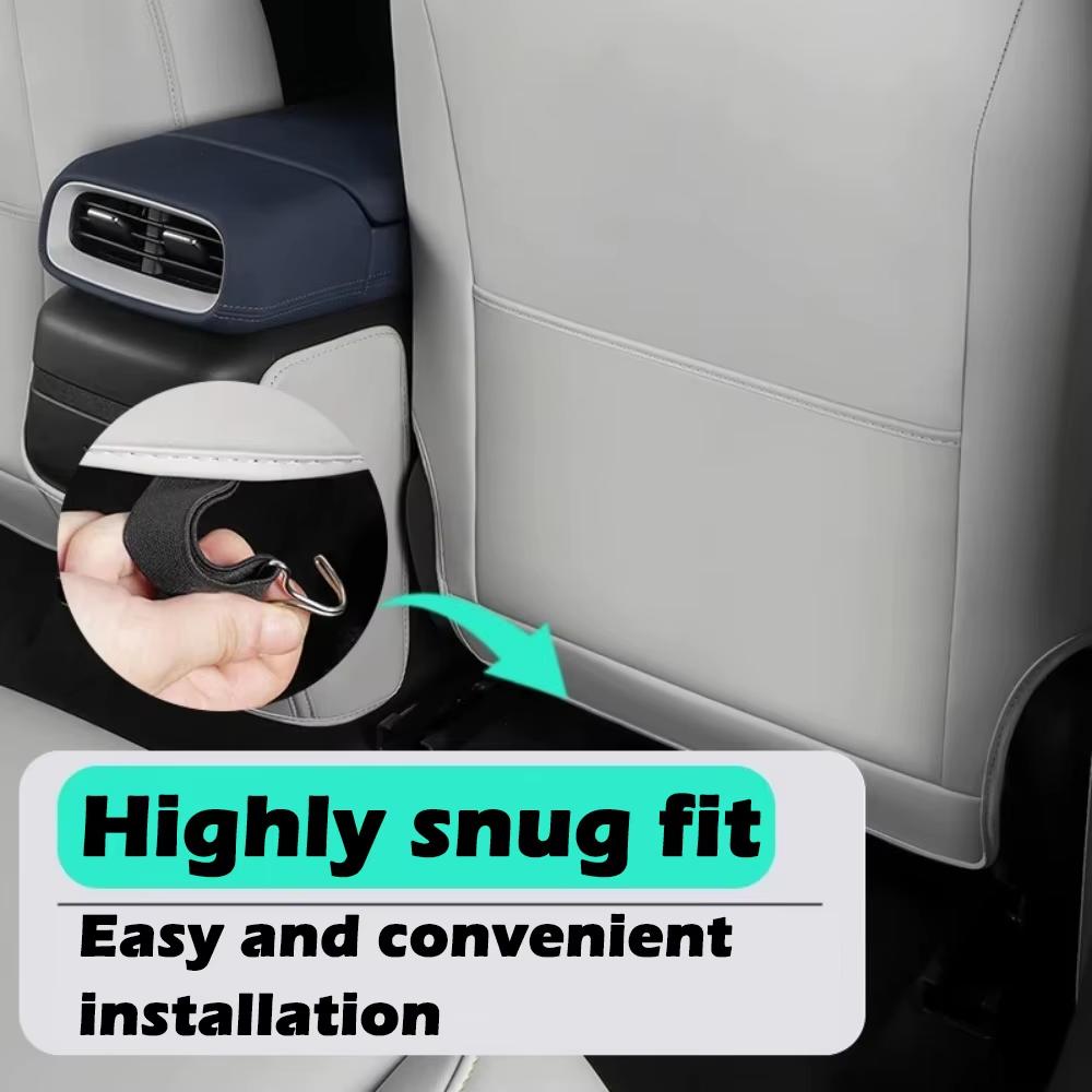 Für Xpeng G6 2022-2026 Rücksitz-Kratzschutz, Rücksitz-Kratzmatte Sitzbezug Wasserdicht Armlehnenbox Anti-Kratz
