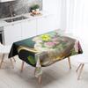 Abstract Art Food Illustration Tablecloth Oil-proof Tablecloth Waterproof Picnic Fabric Nordic Home Decoration