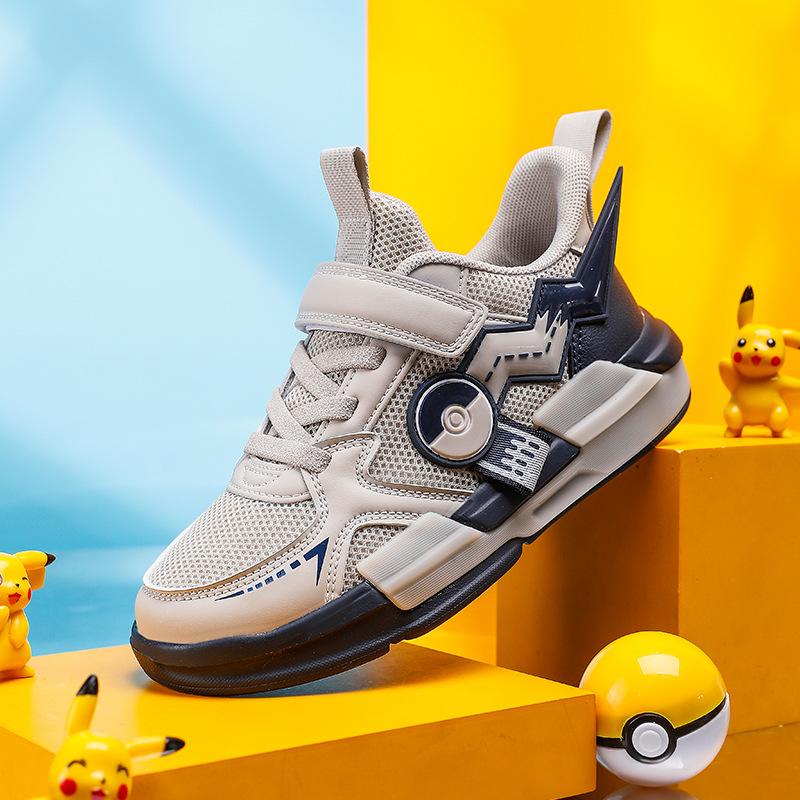 Cartoon children's shoes 2025 summer new boys pickup super casual sports shoes medium and small children breathable running shoes