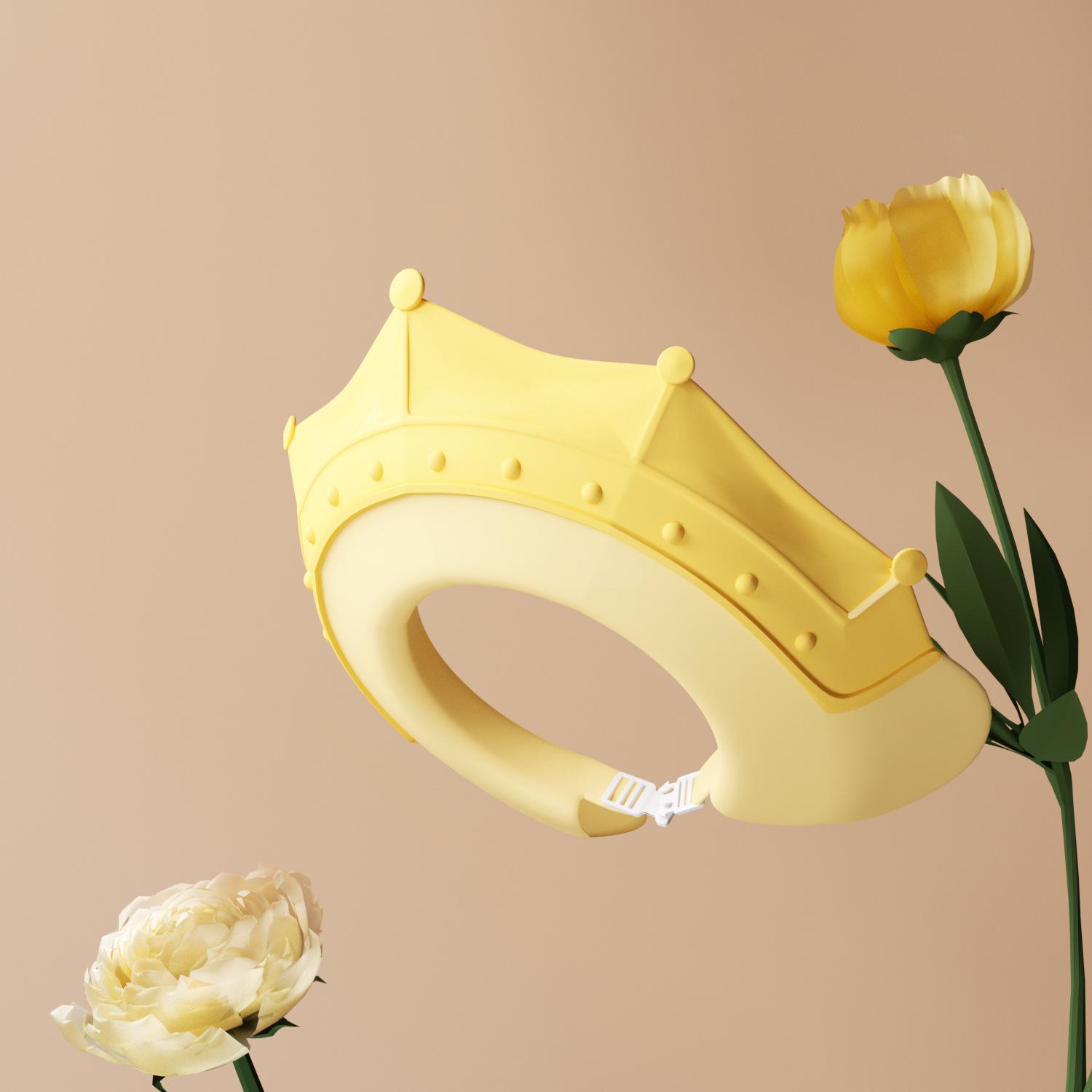 

Kids Waterproof Shampoo Cap - Baby Bath Ear & Hair Protection Cap