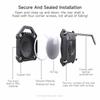 Hülle für Apple Airtag-Halter, Locator, Schutzhülle für Airtag, wasserdicht, Anti-Verlust, Anti-Kratz-Hülle mit Schlüsselanhänger-Zubehör
