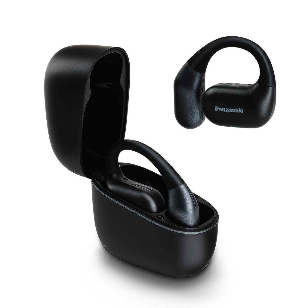 Panasonic Wireless Earphones, Open-Type, Multi-Point, Black, RB-F10D-K