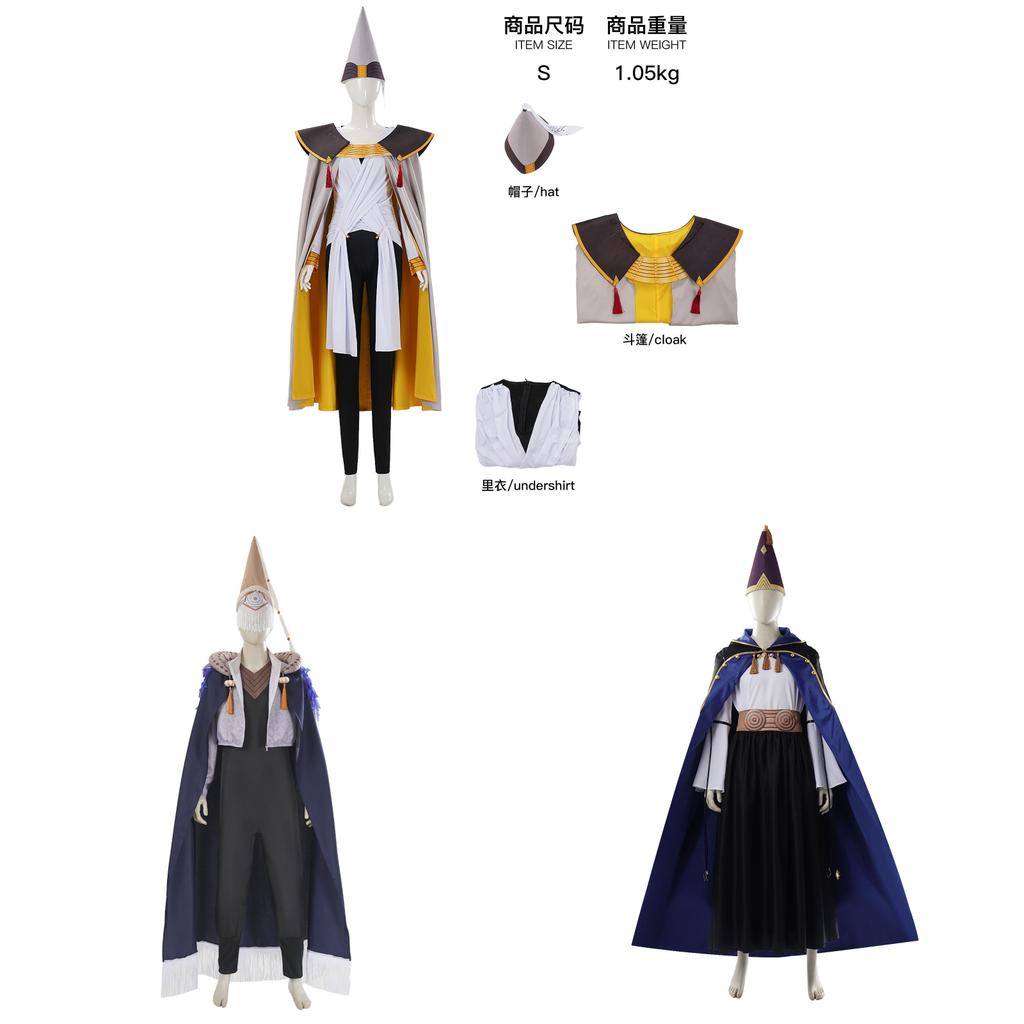 Cappello da Strega Atelier Qifrey Costume Cosplay Con Tessuto in Poliestere Per Role Play Anime