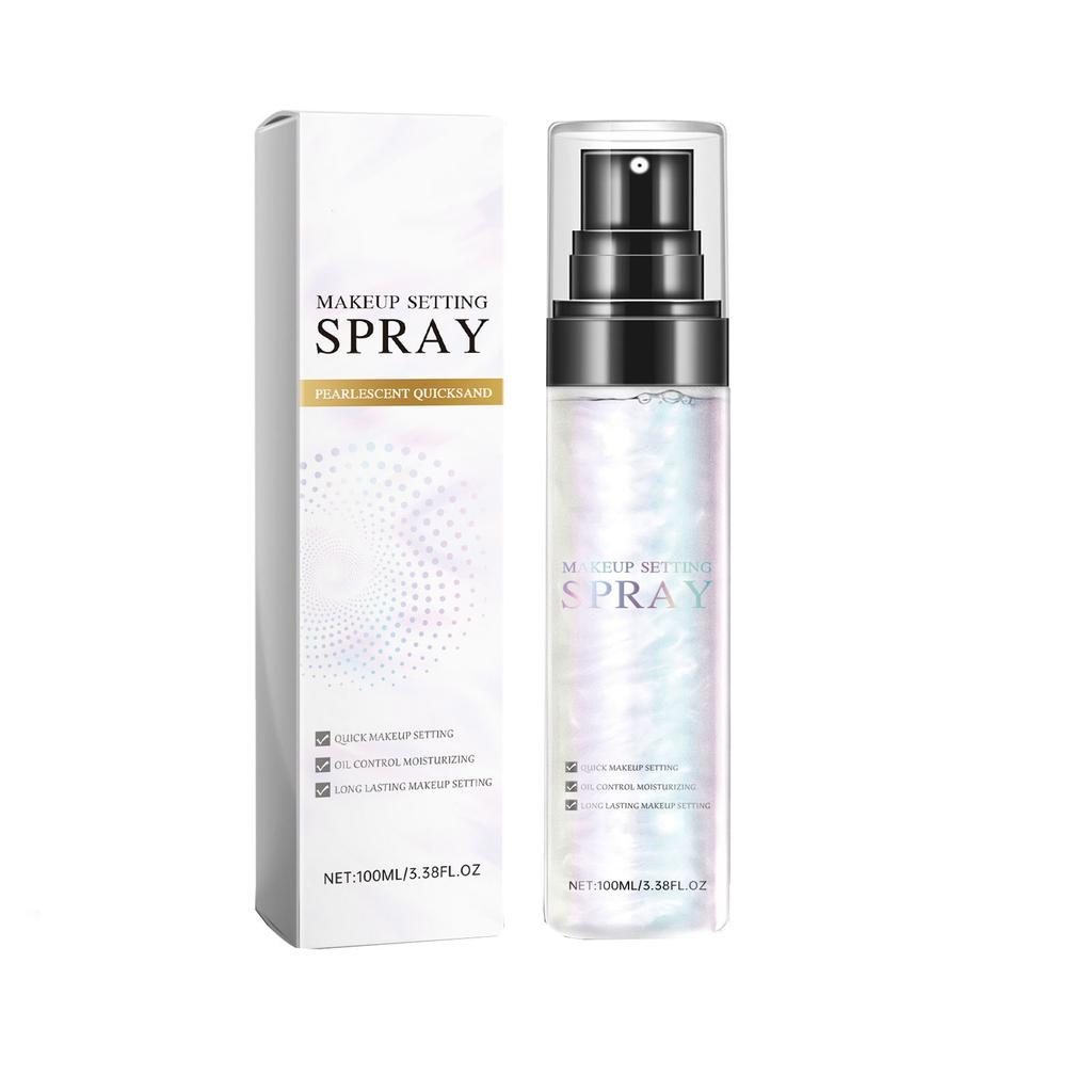 Makeup Setting Spray Glow Finish Hydrating Illuminating Finishing Spray For Face Lightweight Long Lasting Make Up Fixing Hydrate Skin 100ml
