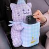 Süßer Auto-Taschentuchhalter 2-in-1 Niedliche Katze Multifunktionale Taschentuchbox Auto-Papierhandtuchhalter für Fahrzeug LKW Innenraum Zuhause Büro