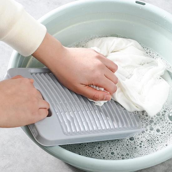 Tabla de lavar de 30 piezas, ergonómica, de amplia aplicación, ligera, resistente, antideslizante, tabla de limpieza de ropa, suministros para el hogar