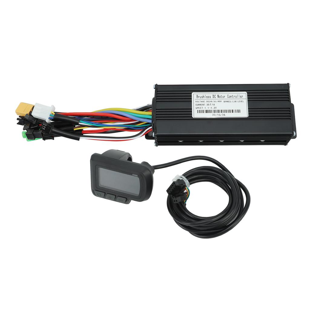 24V 36V 48V 1000W‑1500W 30A 3 Mode Sine Wave Controller LCD Display Kit for Electric Bike Scooter
