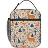 Fox Bunny Cloud Lunch Bag for Women Men Reusable Insulated Lunch Box Portable Lightweight with Side Pocket for Work Picnic