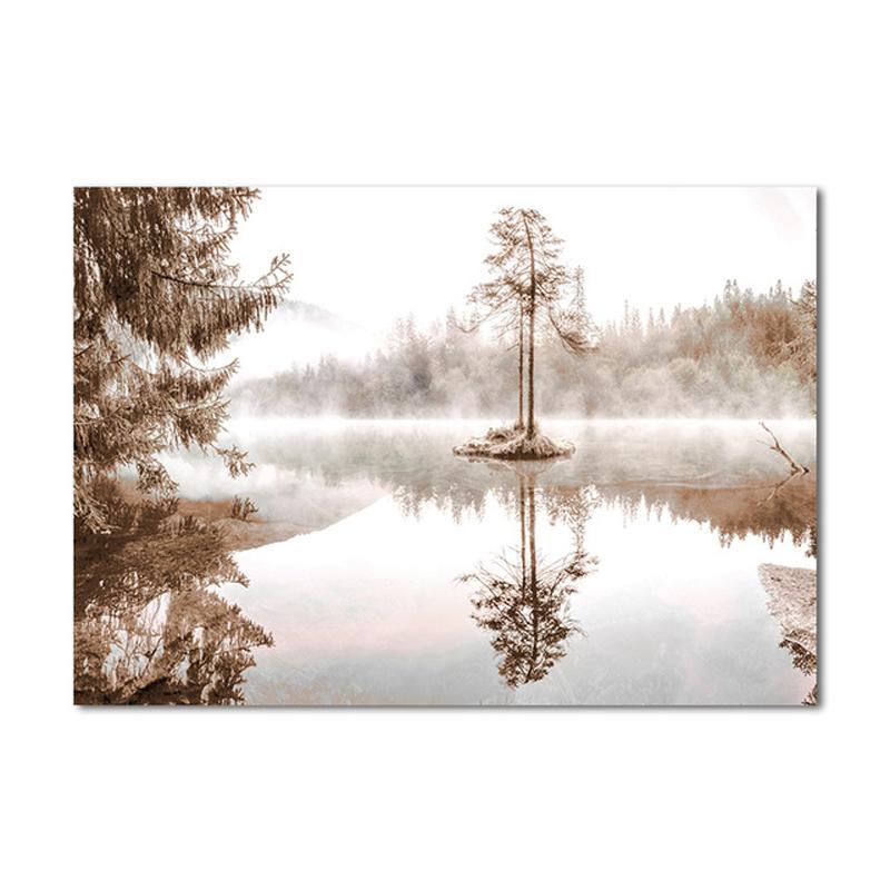 Scandinavian Nature Landscape Bird Canvas Painting Flower Grass Wall Art Print Poster Nordic Modern Image Home Decor Unframed