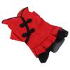 Pet Chinese Style Suit Spring and Summer Cotton Qipao Costume for Pet Puppy and Cats