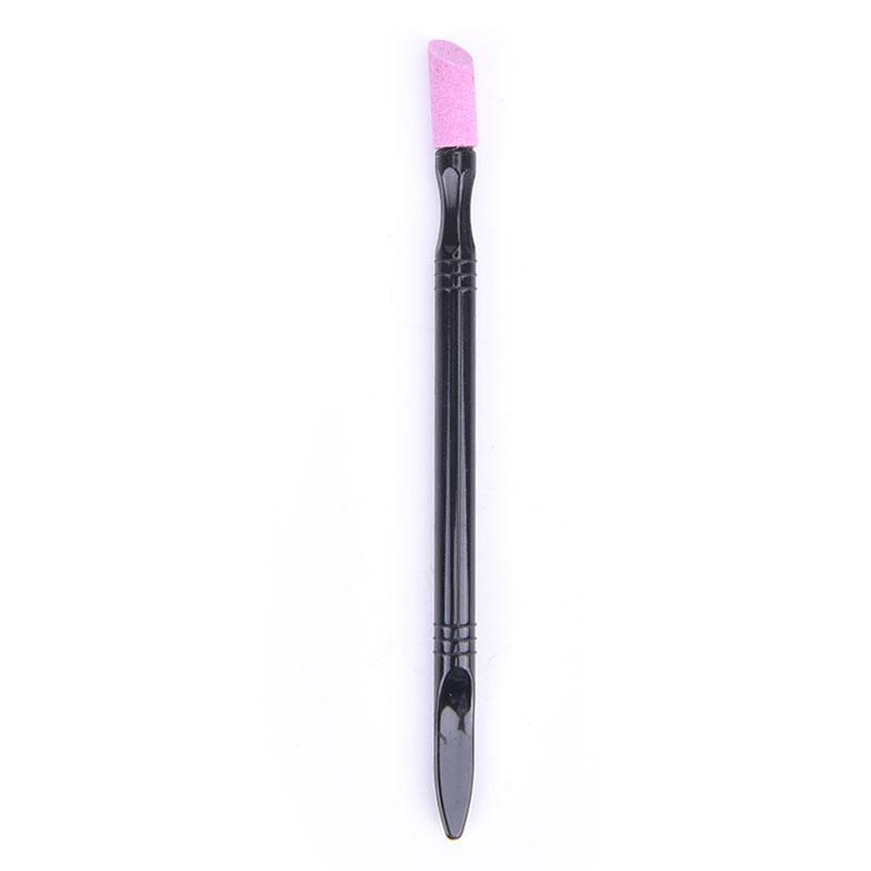 1Pc Nail Art Quartz Pusher Cut Tool Manicure Stone Polish Stick Grinding Rod