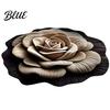 High Simulation Texture Blooming 3D Mat Soft Shaped Floor Carpet Flower Gradient Petal Multi-colored Stamen