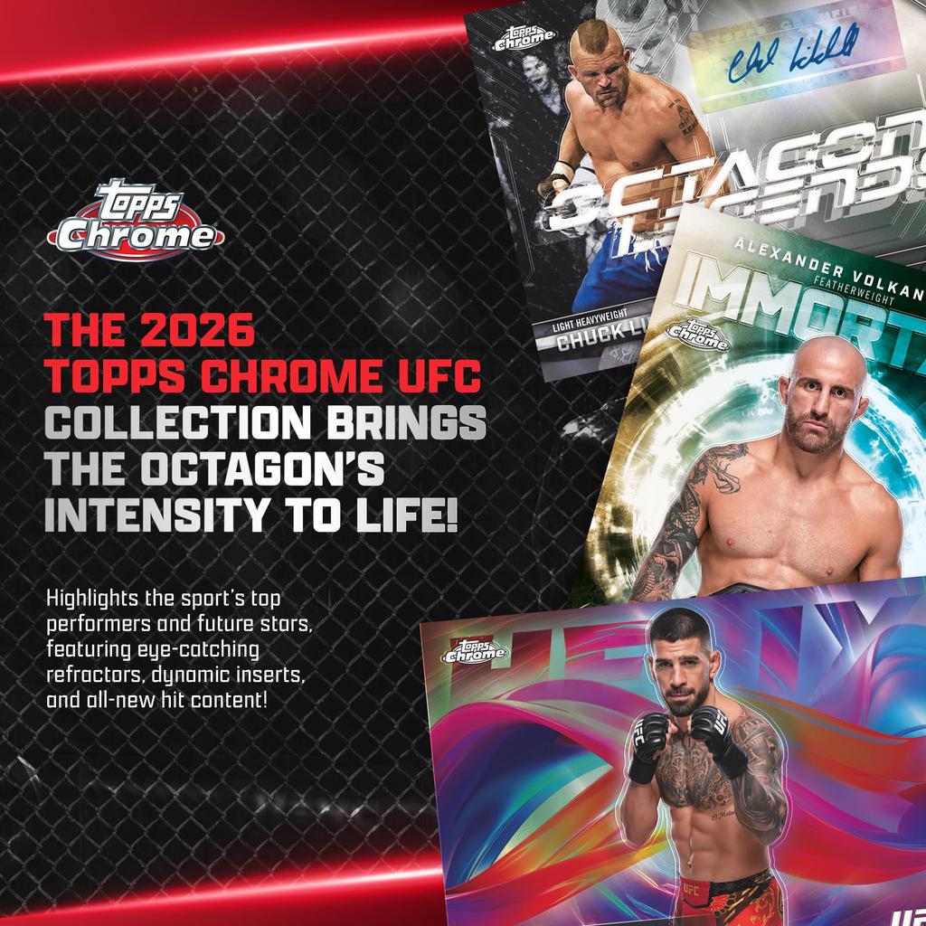 2026 Topps Chrome UFC Mega -