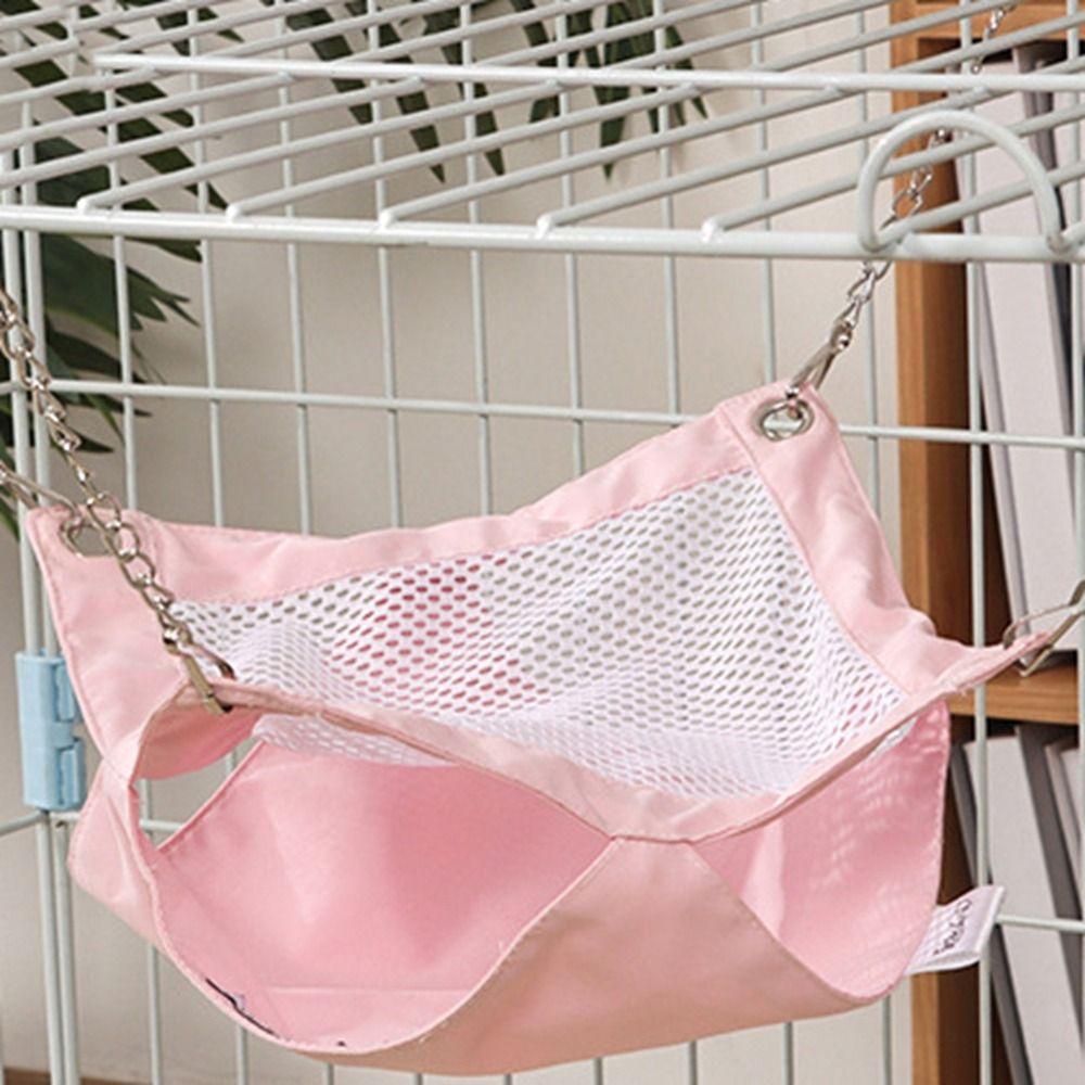 Comfortable Double-layer Hamster Hammock Breathable Guinea Pig Nest  for Summer