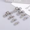 20Pcs M5-20 Rigid Pipe Strap Stainless Steel 2 Holes Cable U Bracket Pipe Clamp For Fixing Pipe Or Cable Horseback Saddle Clamp