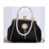 2026 Pearl Chain Crossbody Bag Small Square Bag