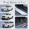 4PCS 1.68" Width Car Door Sill Protector,Automotive Door Entry Guard For Non-Slip And Sill Steps Protection,Universal Anti-Collision Car Doors