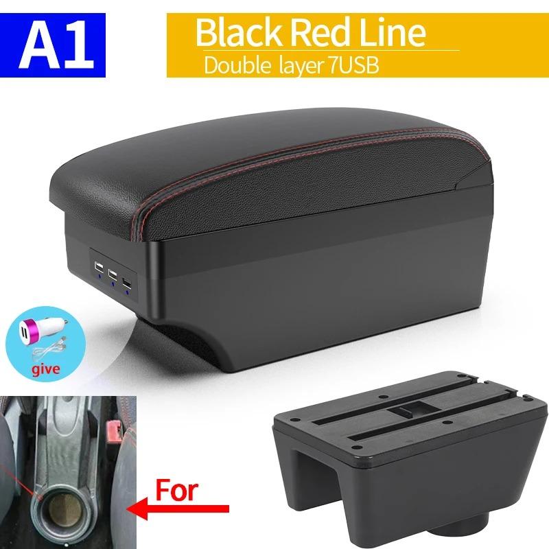 For Seat Ibiza Armrest Box For Seat Ibiza 6j Ibiza 6L Car Armrest Auto Storage Box Retrofit Parts Interior Car Accessories Arm