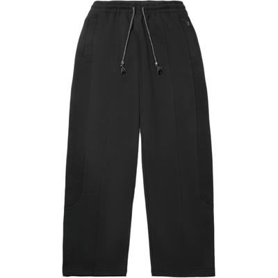 Li Ning Kung Fu Series Solid Color Mid Waist Drawstring Breathable Loose Casual Pants Men Pants AKLW115-2