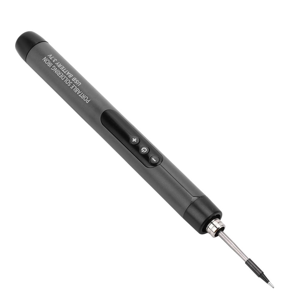 USB Digital Electric Soldering Iron Set Kit 1000mAh 300-450℃ Temperature Adjustable Portable Household Digital Welding Station