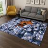3D Grizzy and The Lemmings Cartoon Carpet Rug for Bedroom Living Room Sofa Home Decor,kids Game Area Rug Non-slip Floor Mat Gift