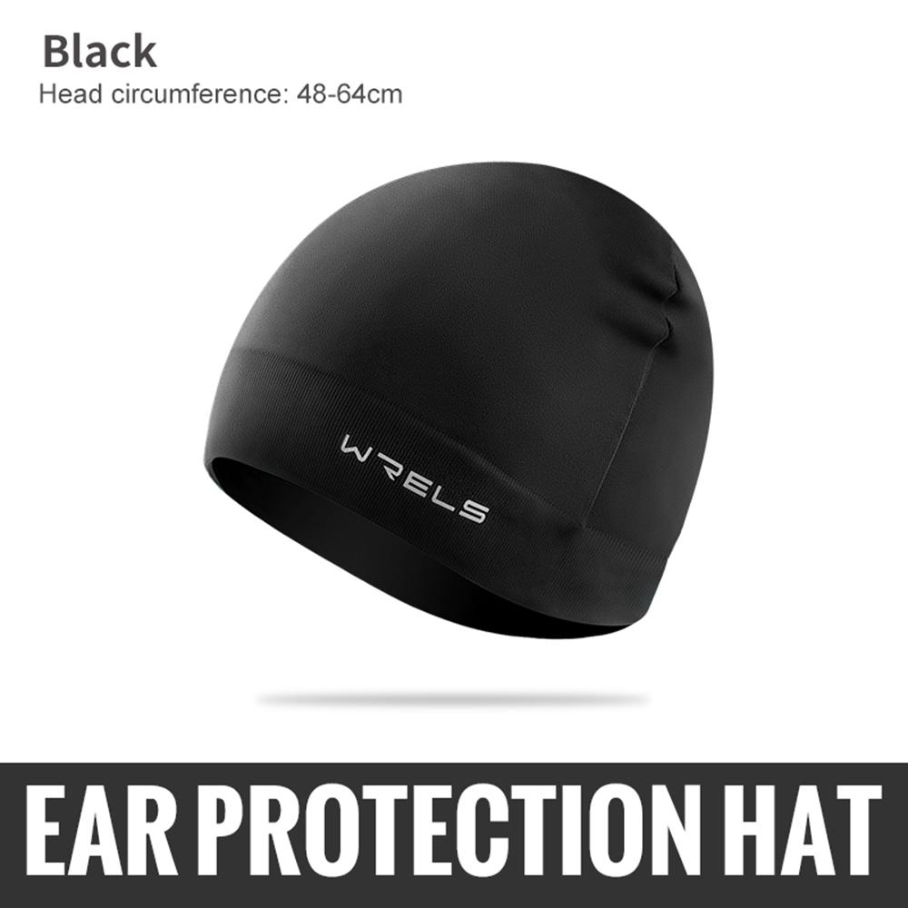 WRELS Radmützen Winddicht Thermisch MTB Fahrradmütze Skihelm-Futter Laufen Motorradmütze Herren Damen Kopfbedeckung