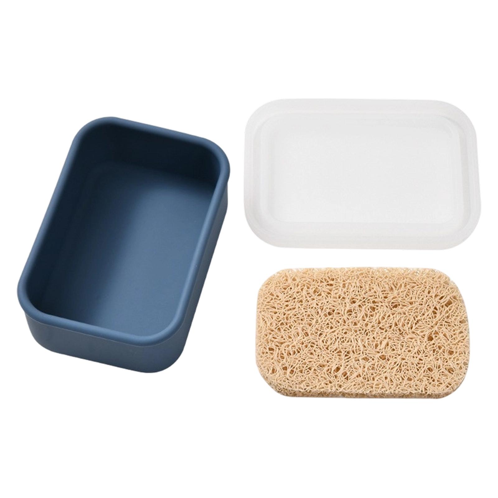 

Silicone Soap Box, Outdoor Travel Multifunctional Portable Storage Box, Plastic Soap Box, Draining Soap Box One Size