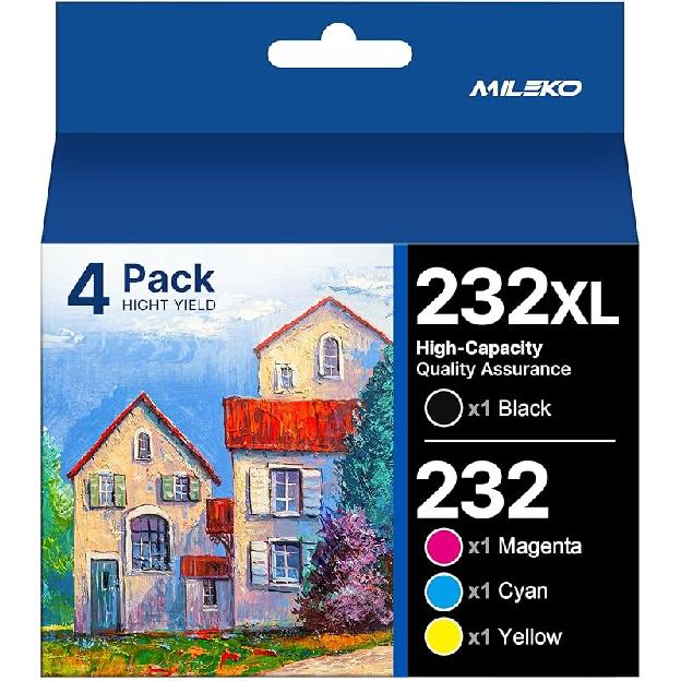 5 Pack 410XL Ink Cartridges for Epson 410 Ink Cartridges Combo Pack Remanufactured for Epson 410XL Works with Epson Expression XP-830 XP-7100 XP-640