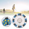Zinc Alloy Double Layer Compact Golf Ball Marker Magnetic Hat Clip Cap Clamp Accessory SuppliesBlue Ladybug