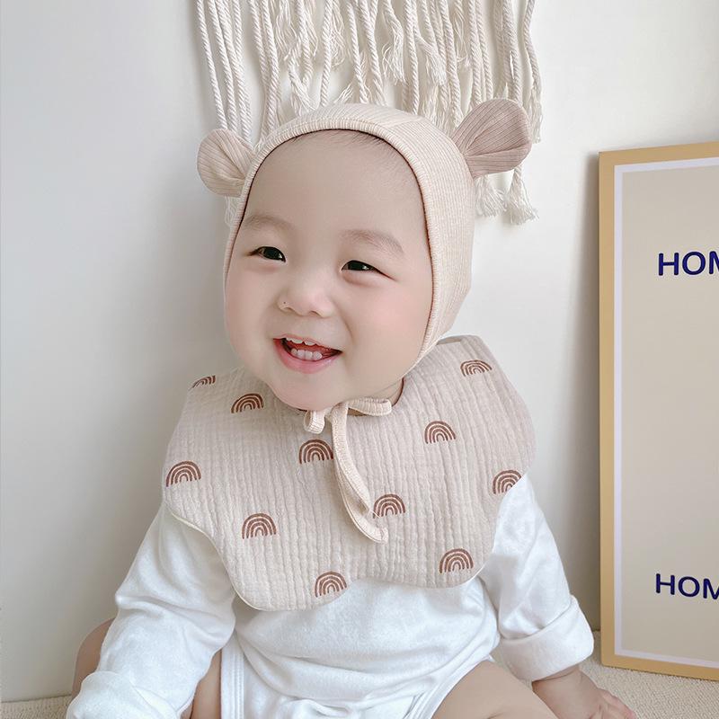 Sześcio-warstwowy bawełniany muślinowy śliniaczek i ochraniacz na brzuszek dla dziecka