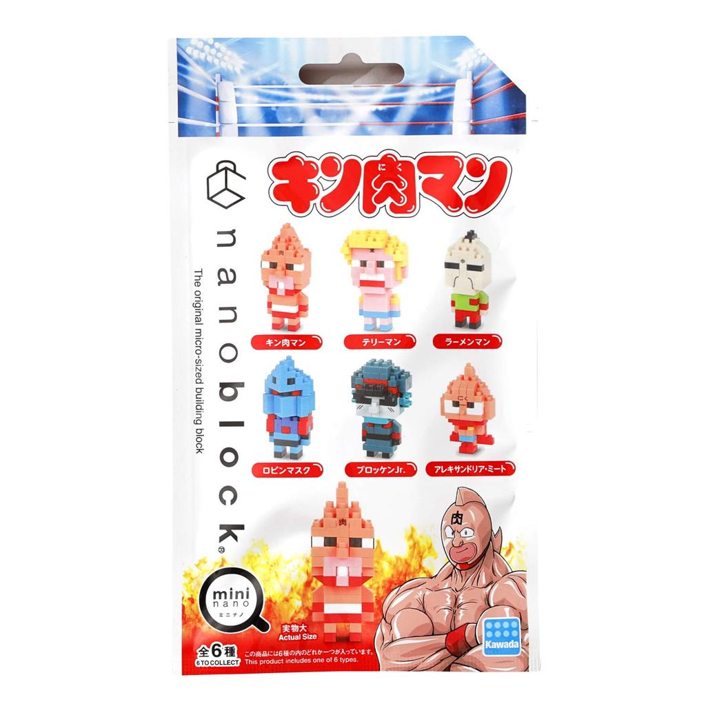 Kawada Nanoblock Mini Nano Kinnikuman Boxed 1 Box 6 6 Types in Total NBMC_13S Product, = Pieces,