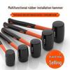Tiling and Paving Rubber Mallet - Solid Large Size for Tile and Leather Installation