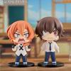 Figura de Anime Bungou Stray Dogs de 10cm Kawaii Dazai Osamu Figura de Ação Fofa Nakahara Chuuya Figura de Coleção em PVC Boneco Brinquedo