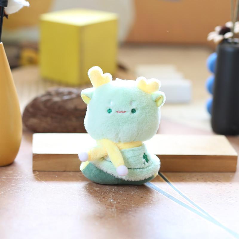 

Adorable Plush Teddy Bear Keychain With Cute Dragon Cape And Soft Pp Cotton Stuffing Dragon Cape