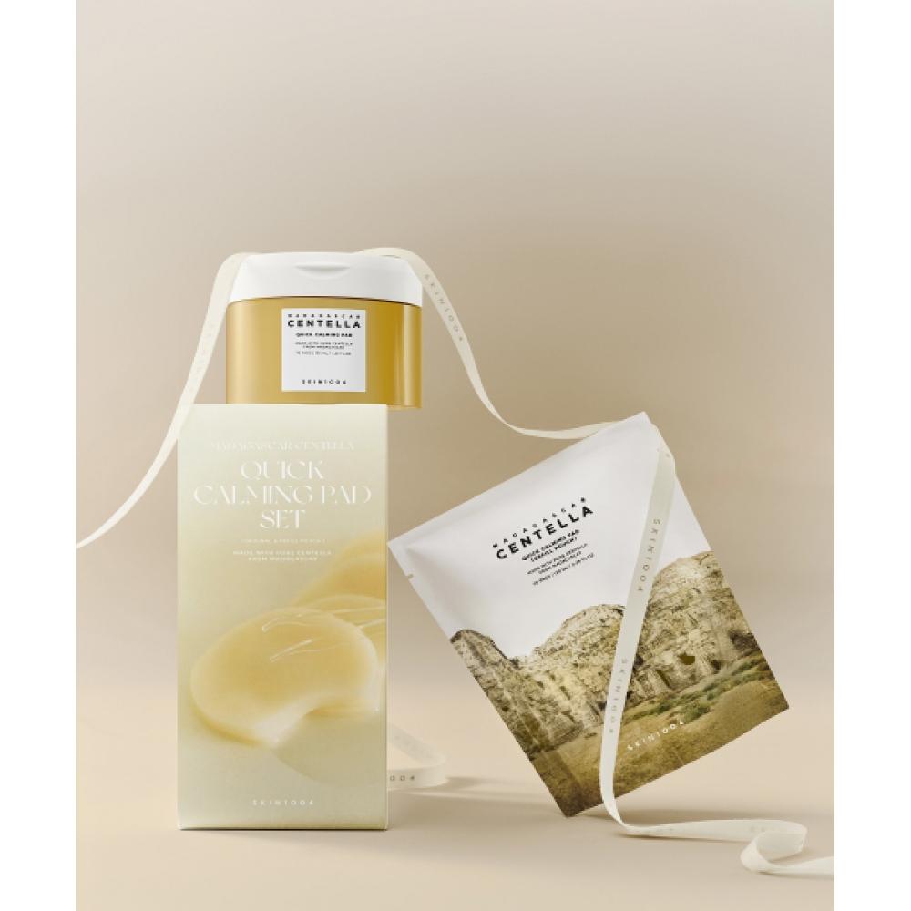 Skin1004 Набор успокаивающих дисков с центеллой мадагаскарской Pad+refill Centella quick calming pad set (main item+refill)