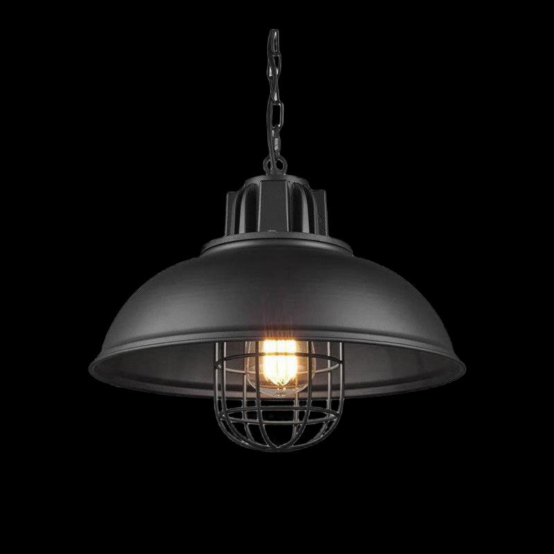Rechargeable Retro Pot Lid Pendant Light