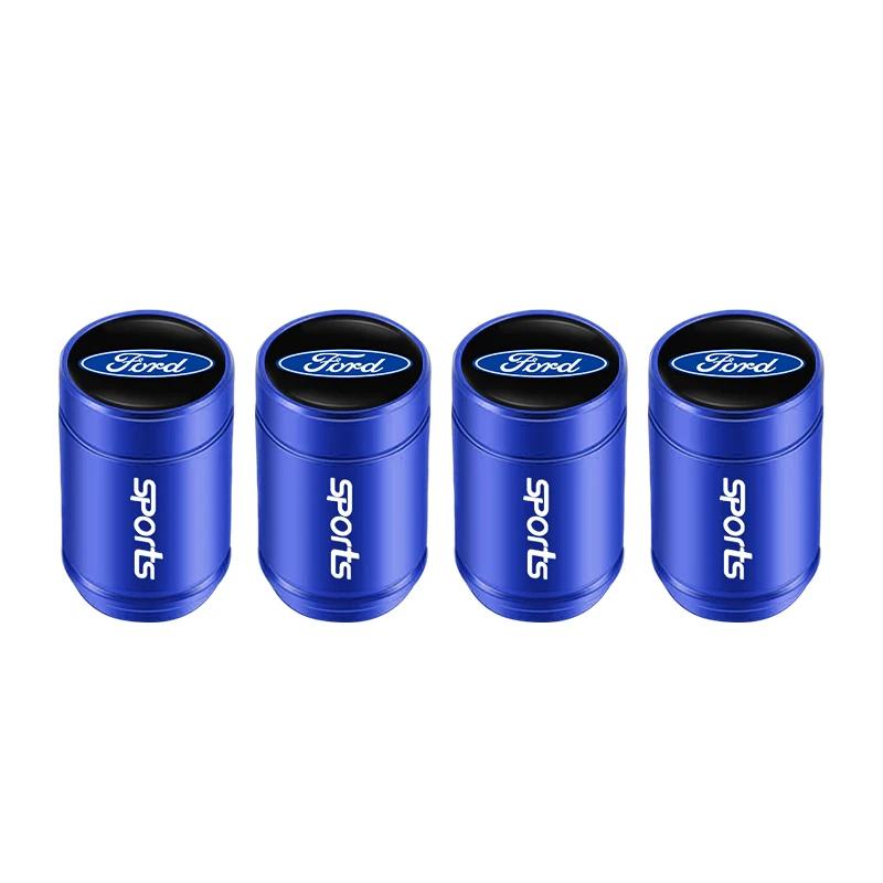 

Car Sticker Hot For Ford New 4Pcs 3D Aluminum Alloy Car Wheel Tire Air Valve Dust Caps For Ford MAX Ranger Focus Fiesta Mondeo K