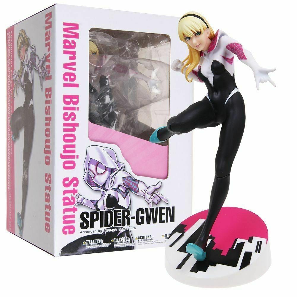 

Stunning 8 Bishoujo Spider Gwen Action Figure With Customizable Accessories For Play