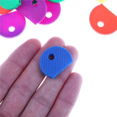 10 Stück/20 Stück gemischte Farben Soft Key Top Cover Caps Case Schlüsselanhänger ID Marker Tags