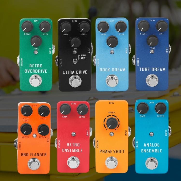Guitar Overdrive Pedal with Vintage Tone Reproduction Guitar Effects Suitable for Various Music Styles and Settings