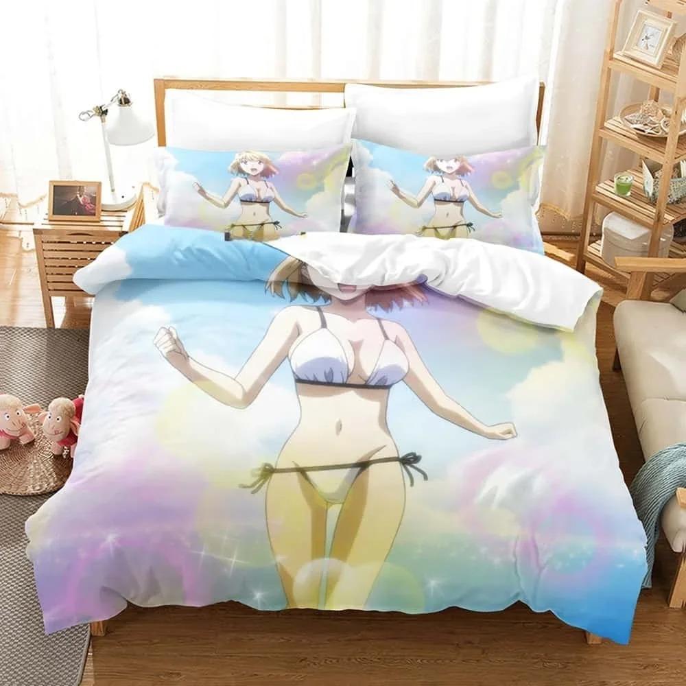 3D Anime Bed Sheet Set Carnival Phantasm Bedding Set Single Twin Full Queen King Size Bed Set Adult Kid Bedroom Duvet cover Sets