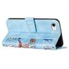 For iPhone 16e Case PU Leather Floral Phone Cover with Card Slots