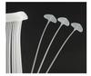 Transparent Fan-Shaped Tag Line with Leaf Fine Glue Needle for Clothing Labels
