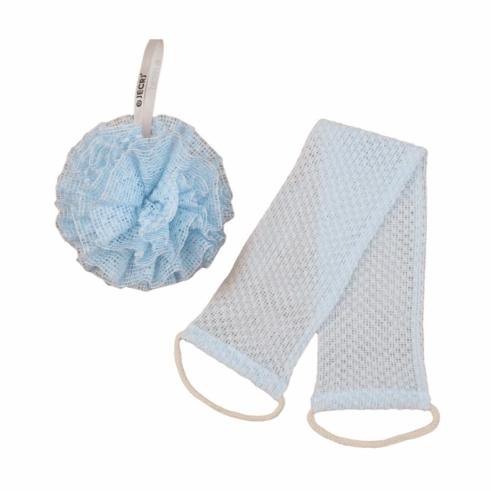Dead Skin Remover Exfoliating Back Scrubber Household Body Wash Cloth Set Back Cleaning