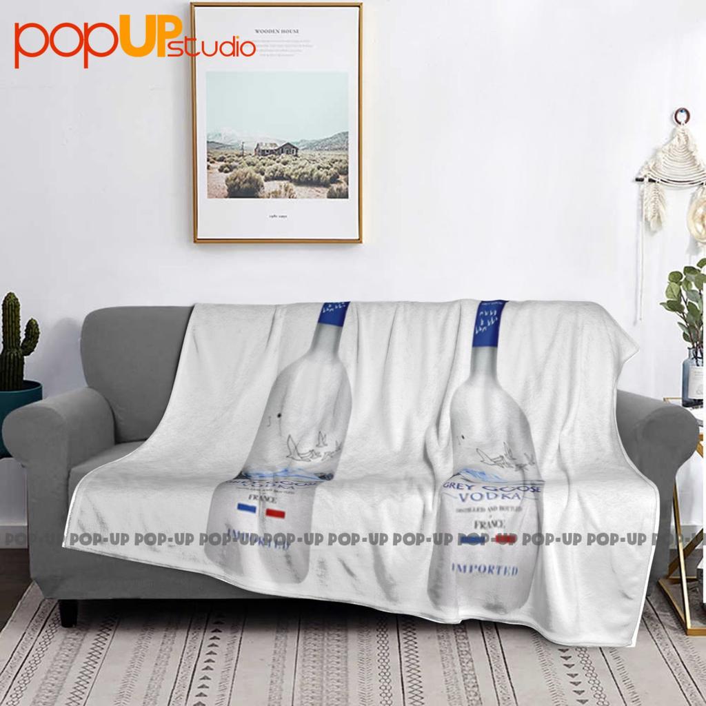 Y2K Opium Drill Underground Cool Punk Grey Goose Vodka Alcohol Drink Ultra-Soft Blanket Quilt Winter Sofa Cover Bed Covers