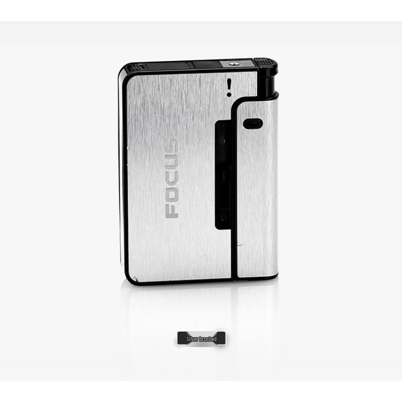 Creative Detachable JD001 Cigarette Case with Refillable Lighter, Holds 10 Cigarettes