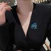 Funkelnde Oktopus Brosche Strass Oktopus Brosche Anstecker Meeresbewohner Revers Anstecker Zubehör für Herren Damen Meeresliebhaber Pullover Mäntel Schals