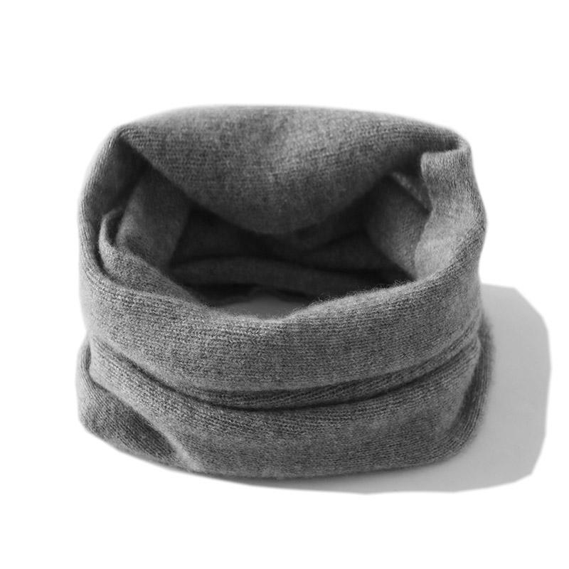 Alashan 100% Cashmere Small Scarf for Men, Autumn and Winter Knitted Warm Neck Warmer Scarf for Women, Versatile Neck Cover